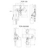 Chain Hoists Red Rooster TCR-125 / TCR-250/500 drawing