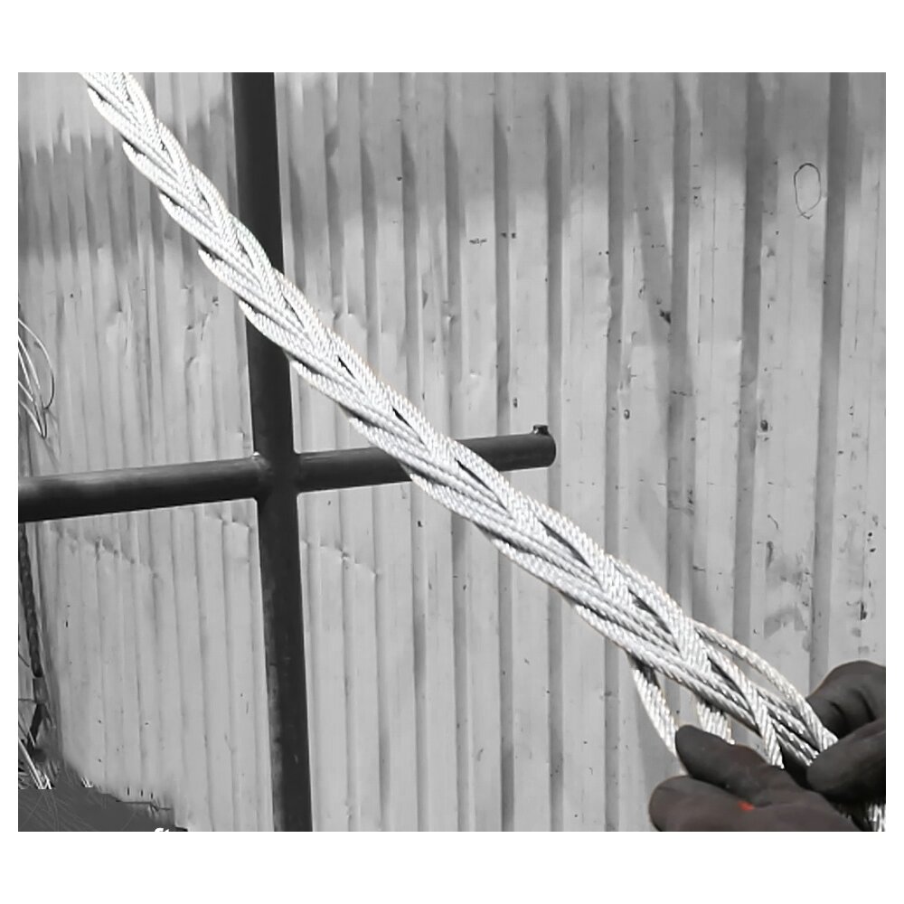 Flat braided wire