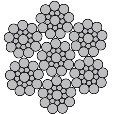 Steel Wire Rope 6x19-WSC Seal