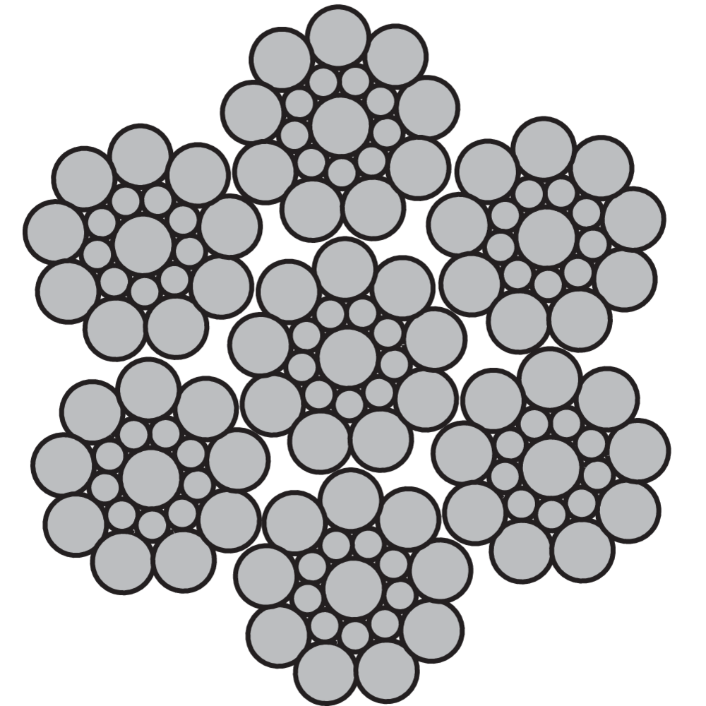Steel Wire Rope 6x19-WSC Seal